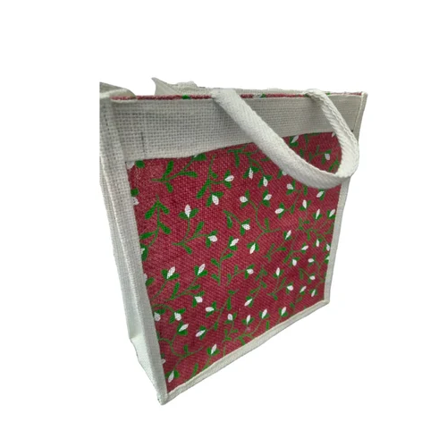 Printed jute bag