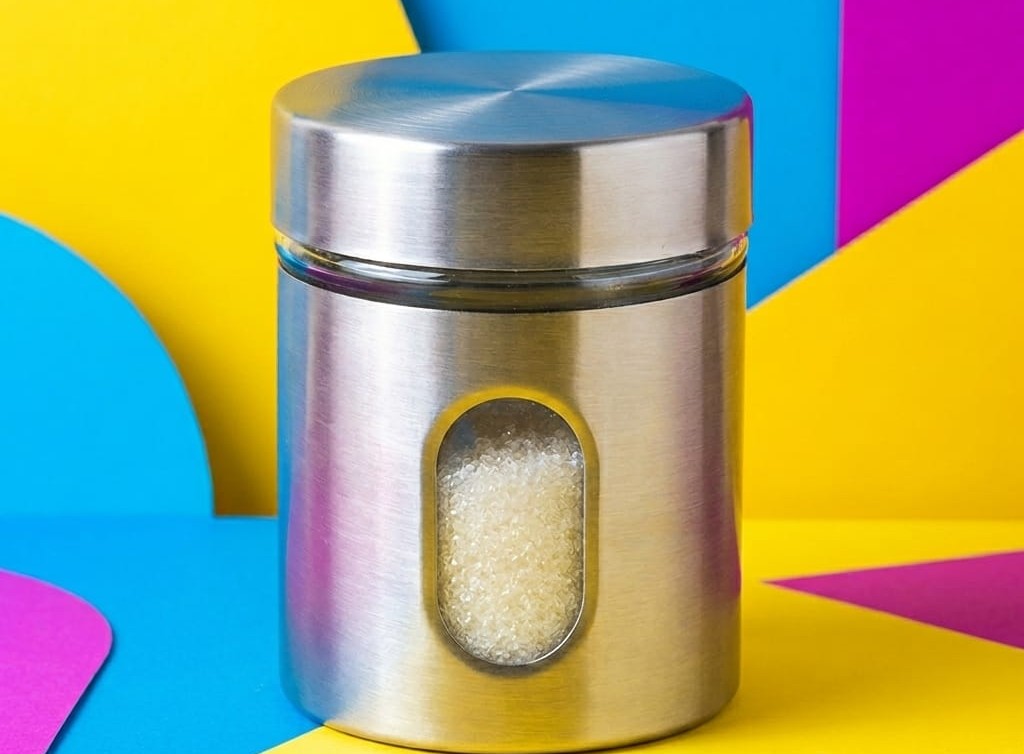 Steel Glass Jar