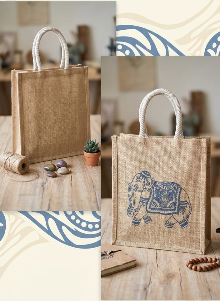 Printed Jute Bag