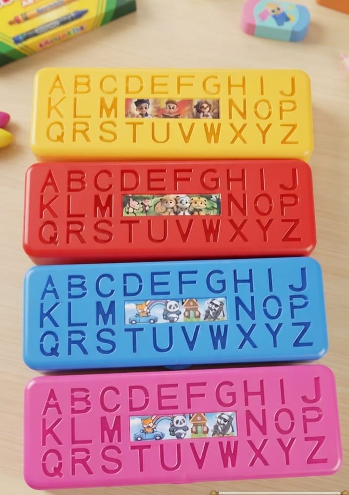 Alphabet Plastic Pencil box