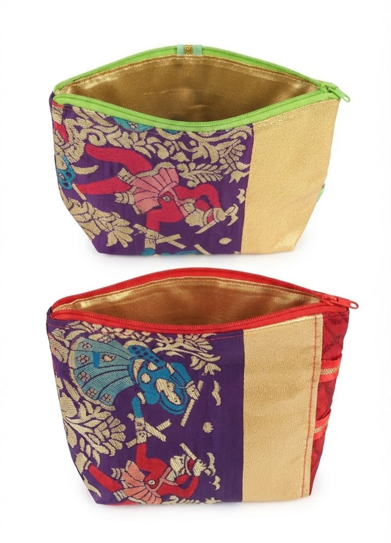 Shining Banaras Hand Bag - Image 2